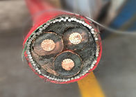 120 Sq Mm MV Power Cable PVC Jacket , 3 Core Armoured Cable 16mm 10mm 6mm