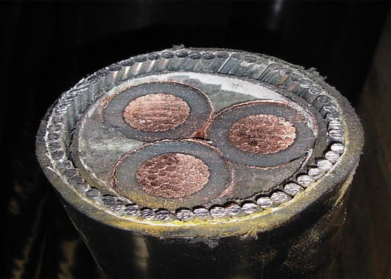 送電のための地下11kv SWAの銅の装甲ケーブル